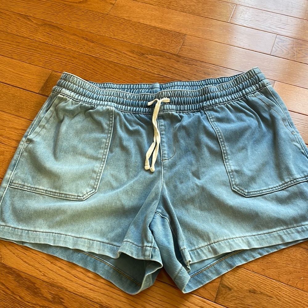 Lane Bryant Drawstring Denim Shorts size 18